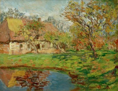 Norman Cottage by Claude Monet